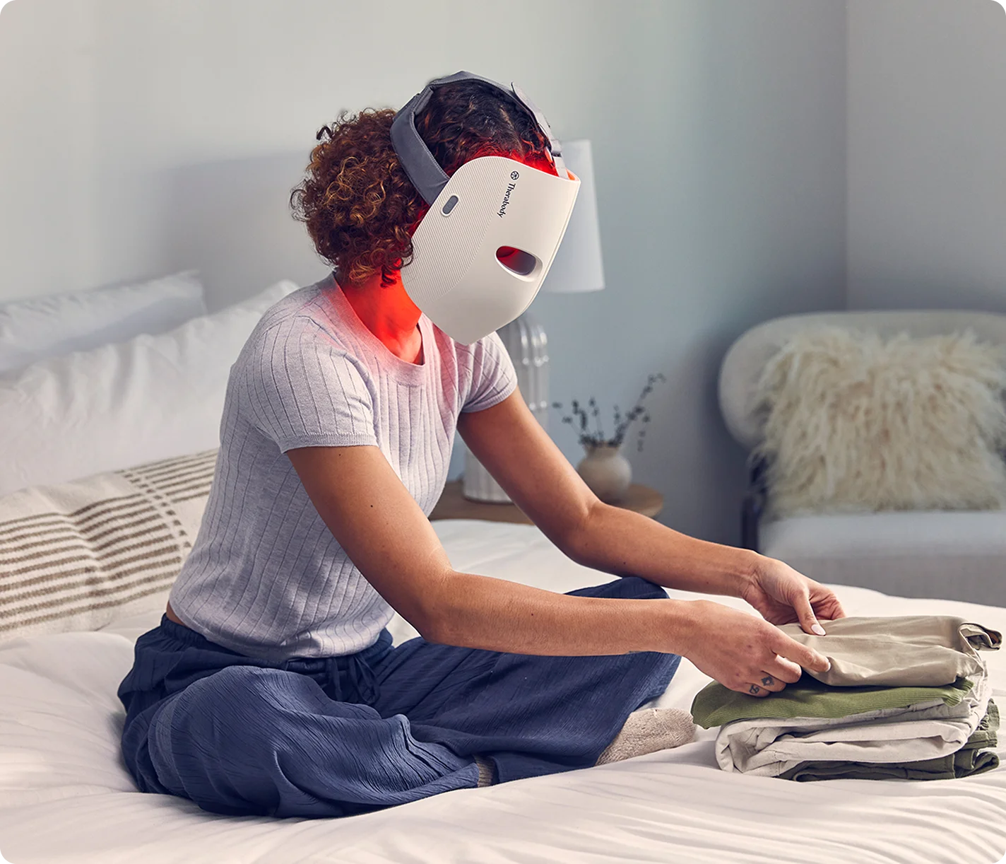 TheraFace Mask in use